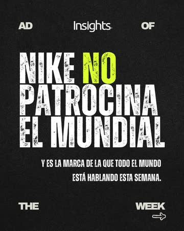 Ad of the Week — Nike no patrocina el Mundial